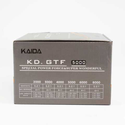 Безынерционная катушка 5000 Kaida KD.GTF G002-50A (4+1BB, мет.шпуля)