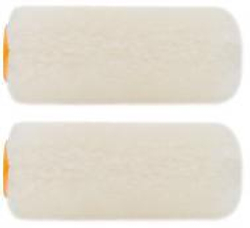 Валики, ядро 15мм велюр, ворс 5мм, под 6 мм ручку 50 мм, 2 шт