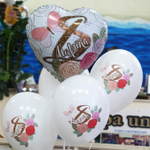 Латексный шар «8 Марта Розы», 36 см