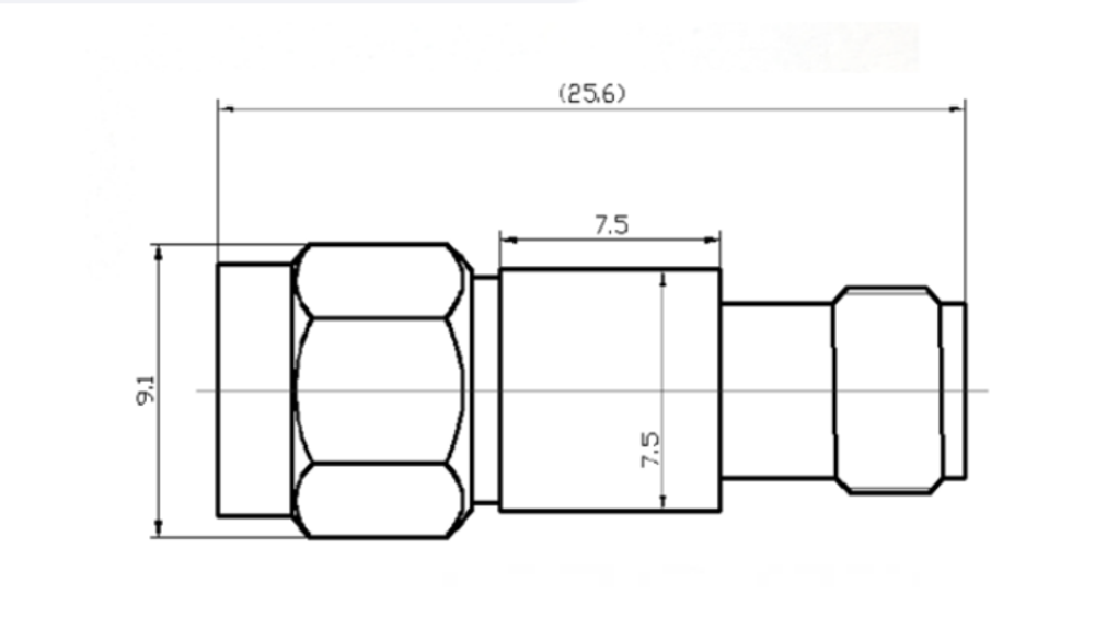 SMA, Коаксиальный аттенюатор, 8 ГГц