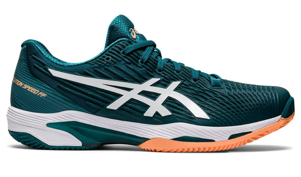 Мужские кроссовки теннисные Asics Solution Speed FF 2 Clay - velvet pine/white