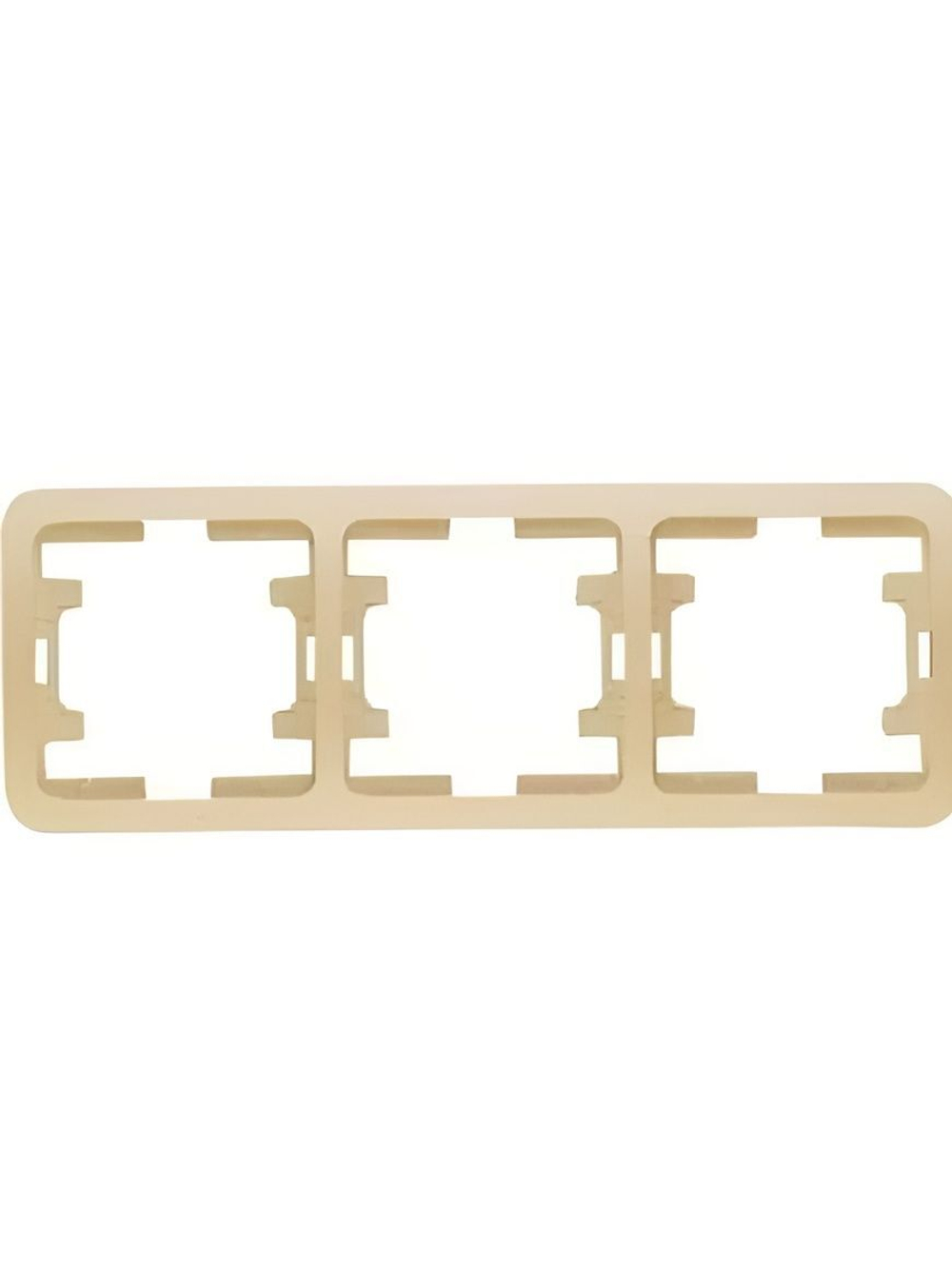 Рамка 2-я горизонтальная Makel Mimoza белая 22012