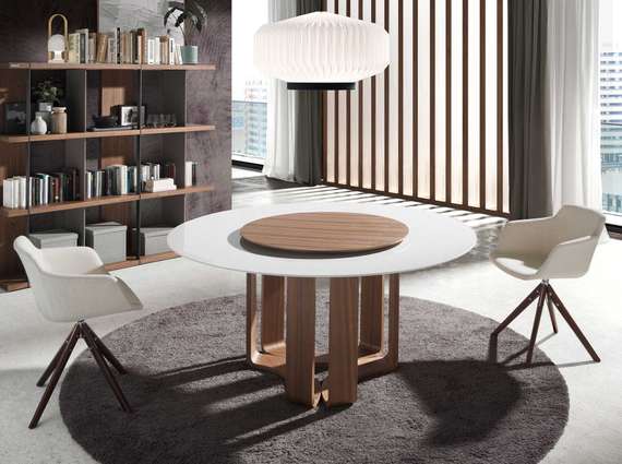 Обеденный стол Angel Cerda 1137, Ø150 см, керамика