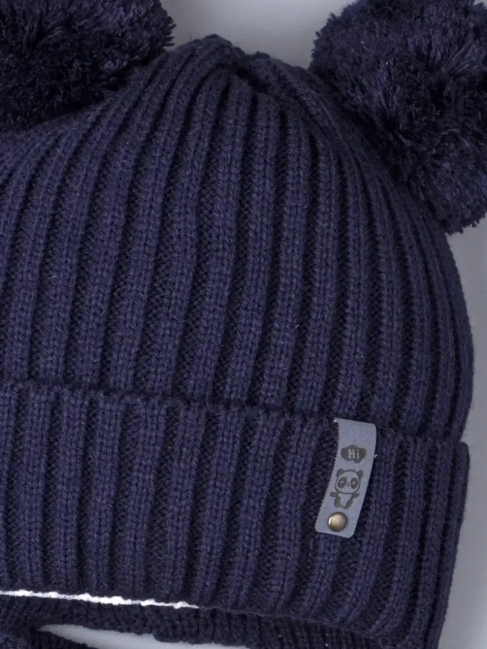 Шапка для мальчика со снудом осенняя