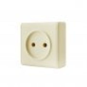 Розетка 1-местная крем б/з о/п  Profitec Веста Эко ВЕ060203 012