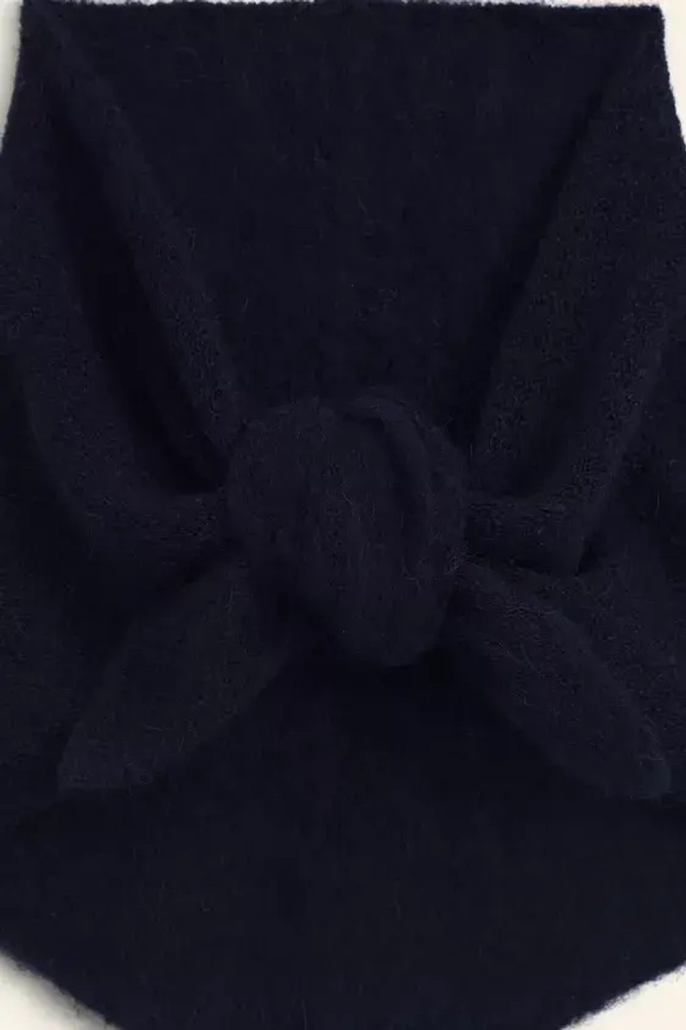 ZARA ШЕРСТЯНАЯ БАНДАНА - LİMİTED EDITION, ТЕМНО-СИНИЙ