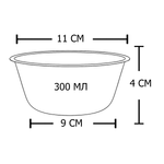Миска "efox" для питомцев из нержавеющей стали, форма чаша