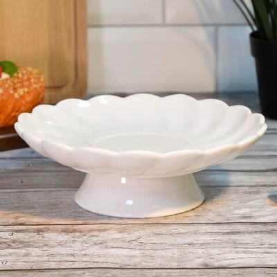 Фруктовница 20см на ножке, 202498