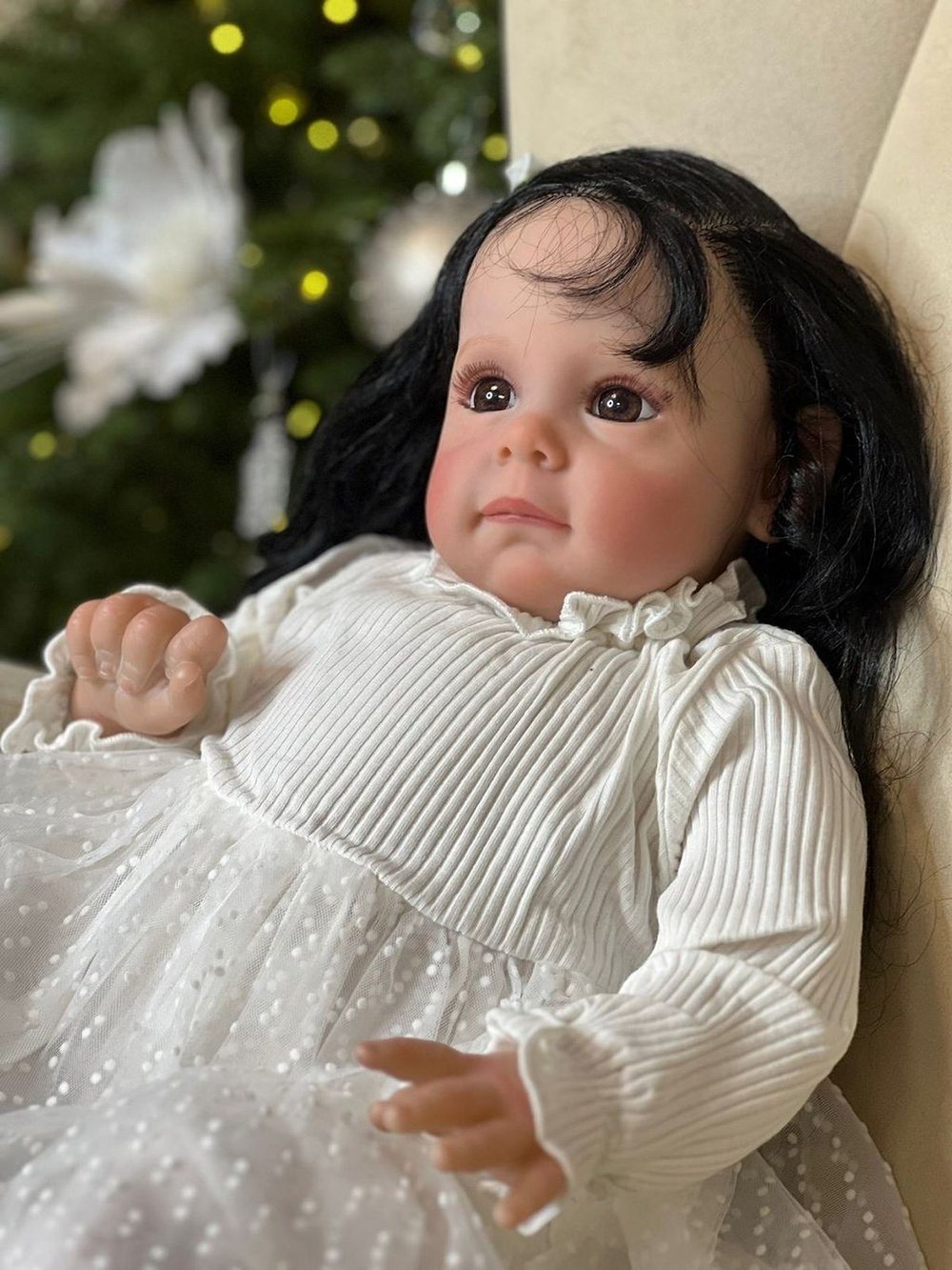 Кукла Реборн мягконабивная 60см в пакете (FA-240)