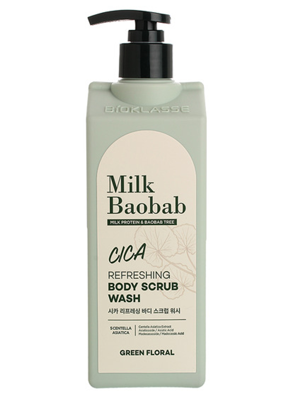 Гель-скраб для душа Milk Baobab Cica Refreshing Body Scrub Wash, 500 мл