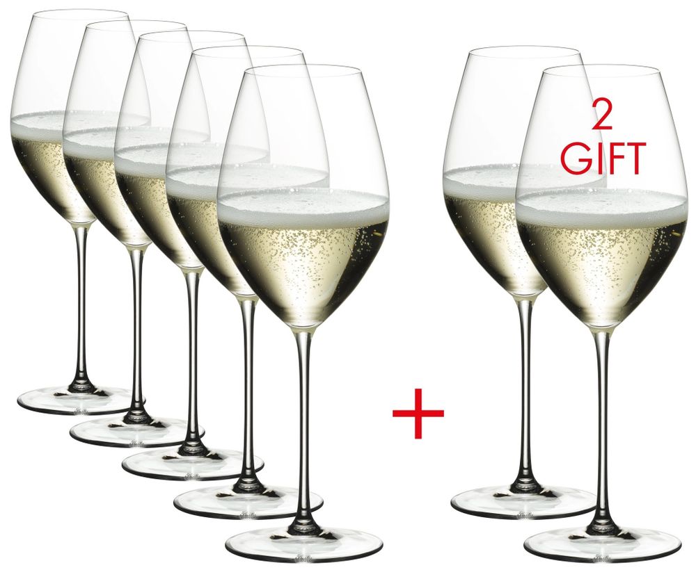 Riedel Набор бокалов для шампанского Veritas Champagne Wine Glass, 8шт