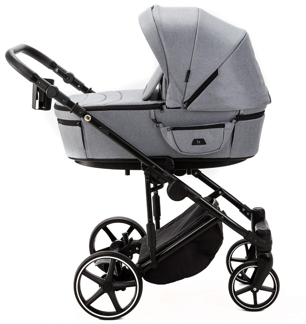 Детская коляска Adamex Zico New 2 в 1 ZN-TK60 TIP (СЕРЫЙ)