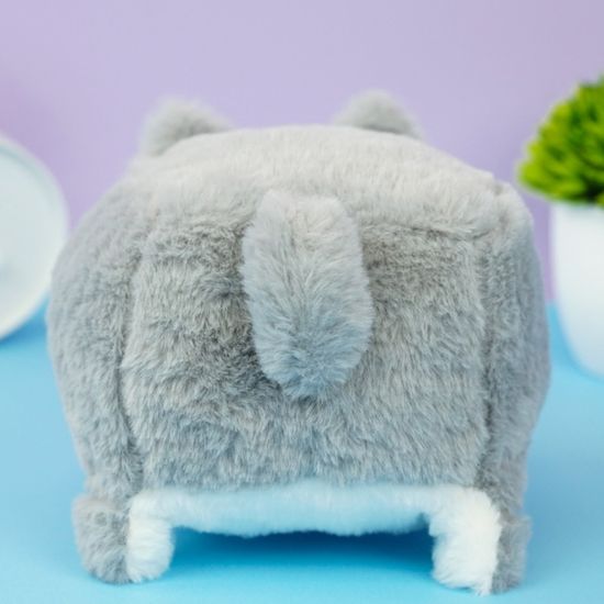 Мягкая игрушка Котенок, серый, 15 см