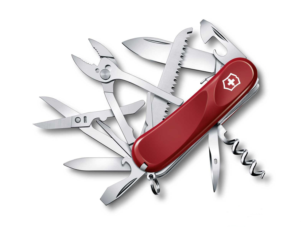 Нож Victorinox Evolution S52, 85мм, 20 функций, красн. 2.3953.SE