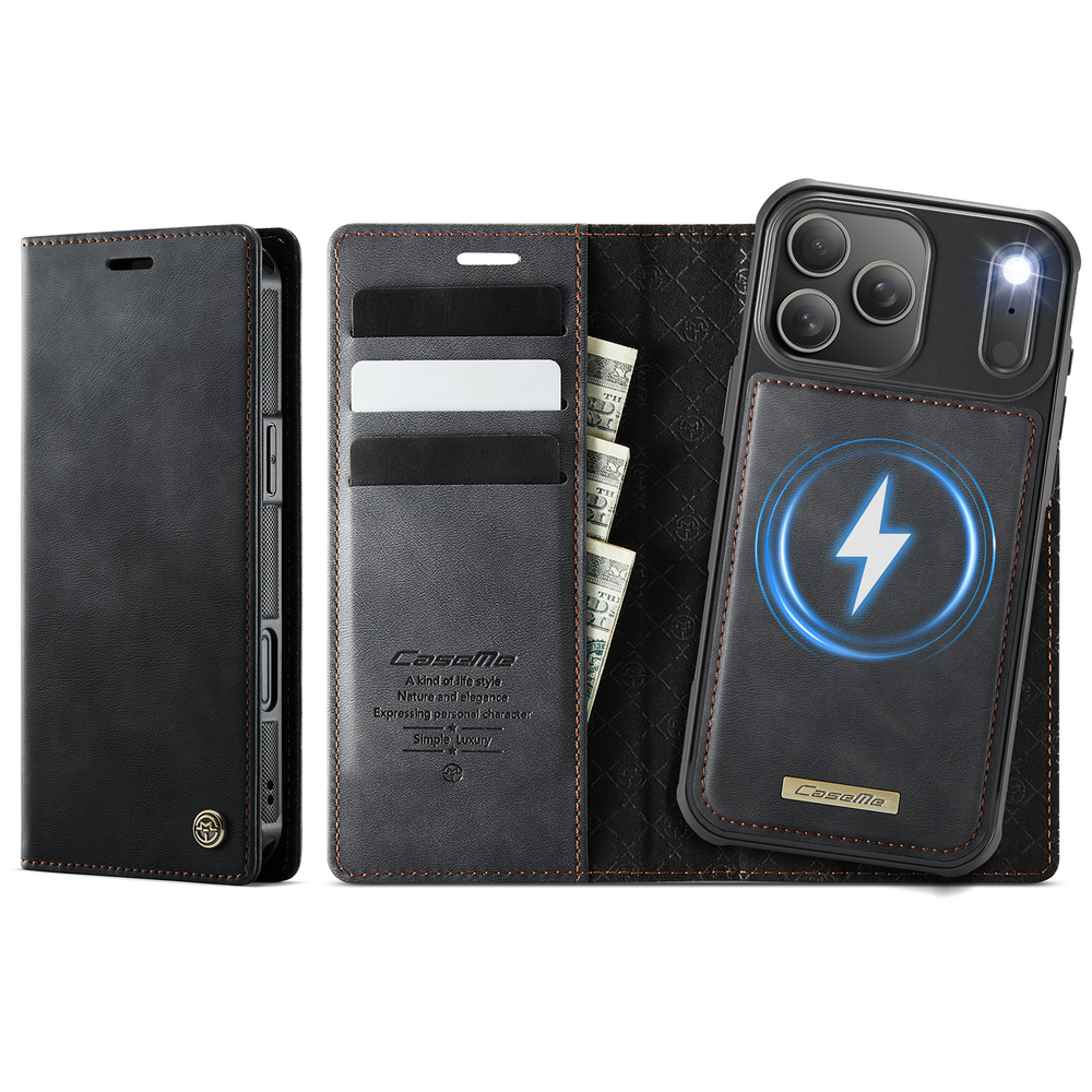 Чехол-кошелек CaseMe 2 in 1 MagSafe iPhone 17 Pro Max