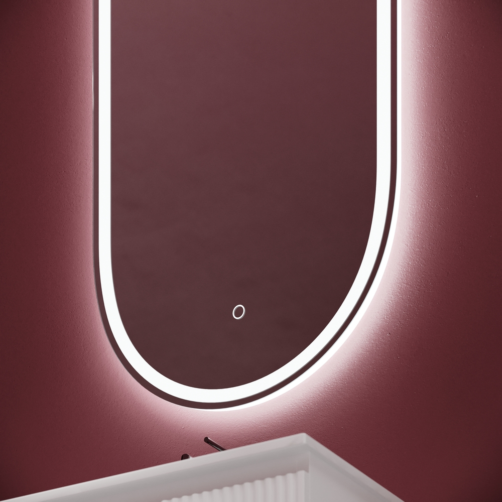 Зеркало с подсветкой Sancos Oval 550х1050 мм