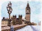 "Лондон"-1531 канва с рисунком