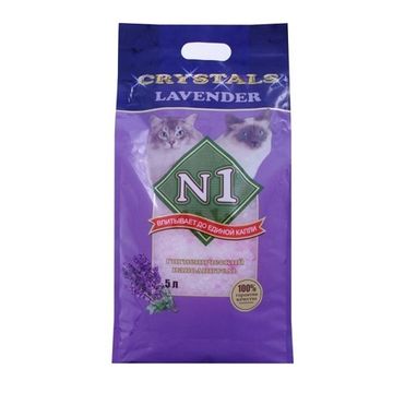 N1 Crystals Lavender силикагелевый впитывающий 5 л