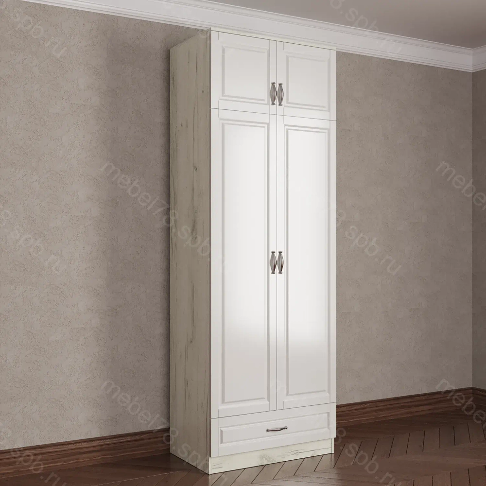 Шкаф распашной с антресолью 2/3