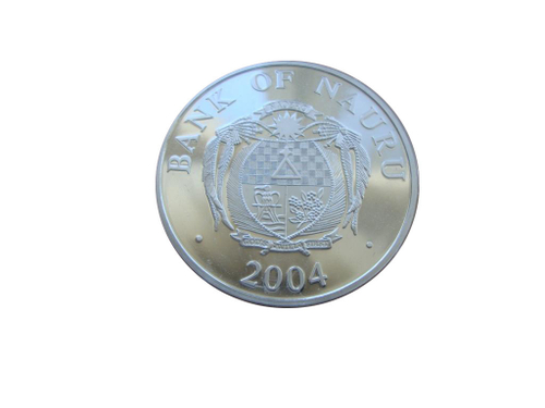 Науру 10 долларов 2004 Княжеский дворец в Монако Памятники Европы 3D-трансформер СЕРЕБРО