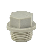 Заглушка (пробка) PP-R серая Дн 20х1/2" НР VALFEX 10163020Г