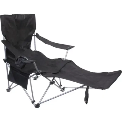 Кресло складное 2 в 1 до 100 кг DC-8077, 83*55/110*85 см, цвет: чёрный, ТуристМастер