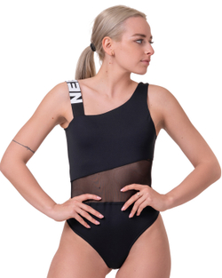 Купальник слитный Nebbia One shoulder sporty swimsuit 559 Black