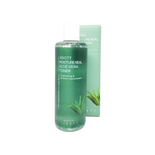 Тонер с экстрактом алоэ вера JIGOTT Moisture Real Aloe Vera Toner 300 мл