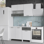 "Trend 1300" МДФ Арктик - мурено, мрамор милк - холст латте, холст сапфир - холст молоко, белый эмалит - холст вулкан, белый эмалит - бетон лайт, мрамор арктик - бетон грей