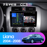 Teyes CC3 2K 9"для Suzuki Liana 2004-2008