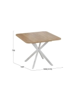 Стол кухонный Дуб Крафт золотой 100(131)х100х75 см