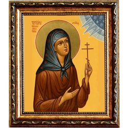 Татиана Чекмазова преподобномученица, послушница. Икона на холсте.