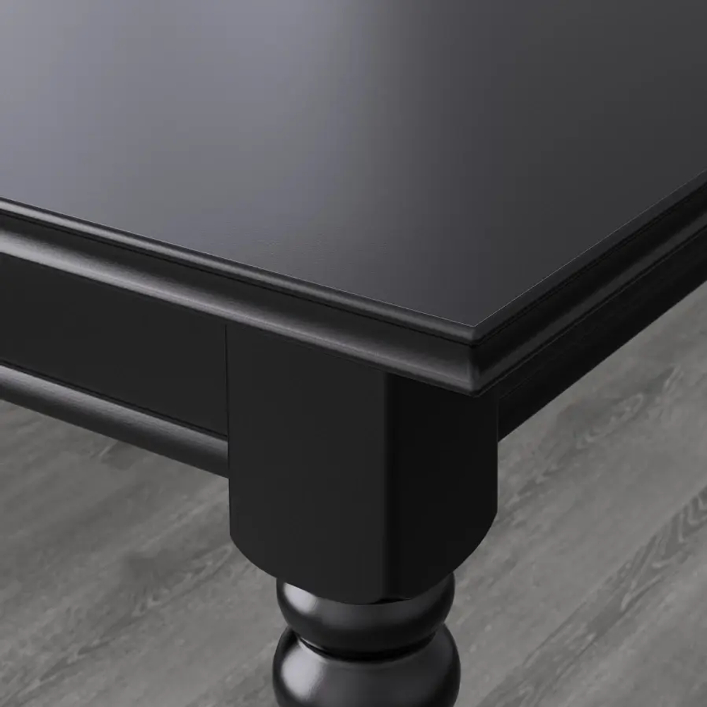 Обеденный набор - INGATORP/INGOLF IKEA/ИНГАТОРП/ИНГОЛЬФ ИКЕА, 155х87х74 см, черный