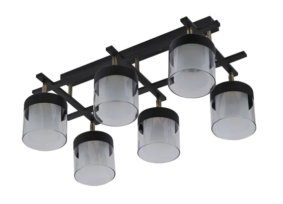 06593/6 BLACK+BRONZE (1) Люстра (RL)
