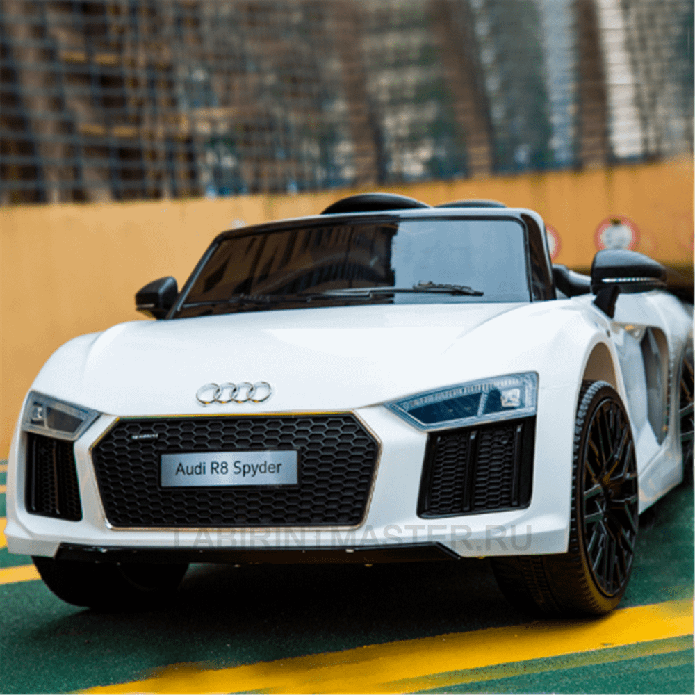 Детский электромобиль "AUDI R8" 6V,белый