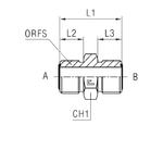 Соединение P ORFS 1.11/16"