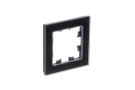 ATLASDESIGN NATURE 1-постовая РАМКА, НАТУРАЛЬНОЕ СТЕКЛО, ЧЕРНЫЙ