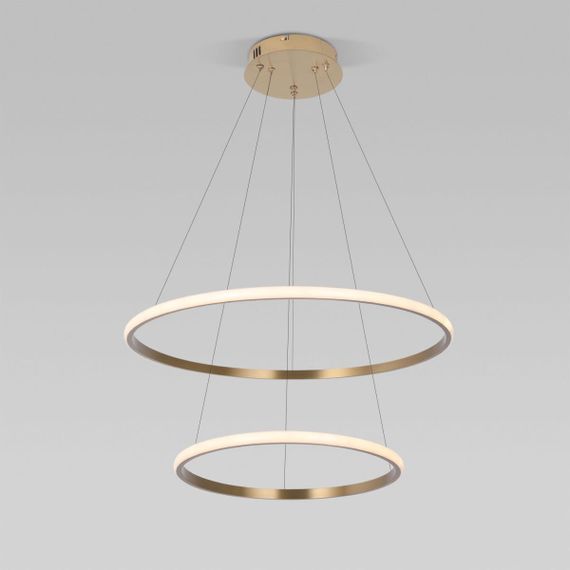 Подвесной светодиодный светильник Eurosvet Collars 90264/2 латунь