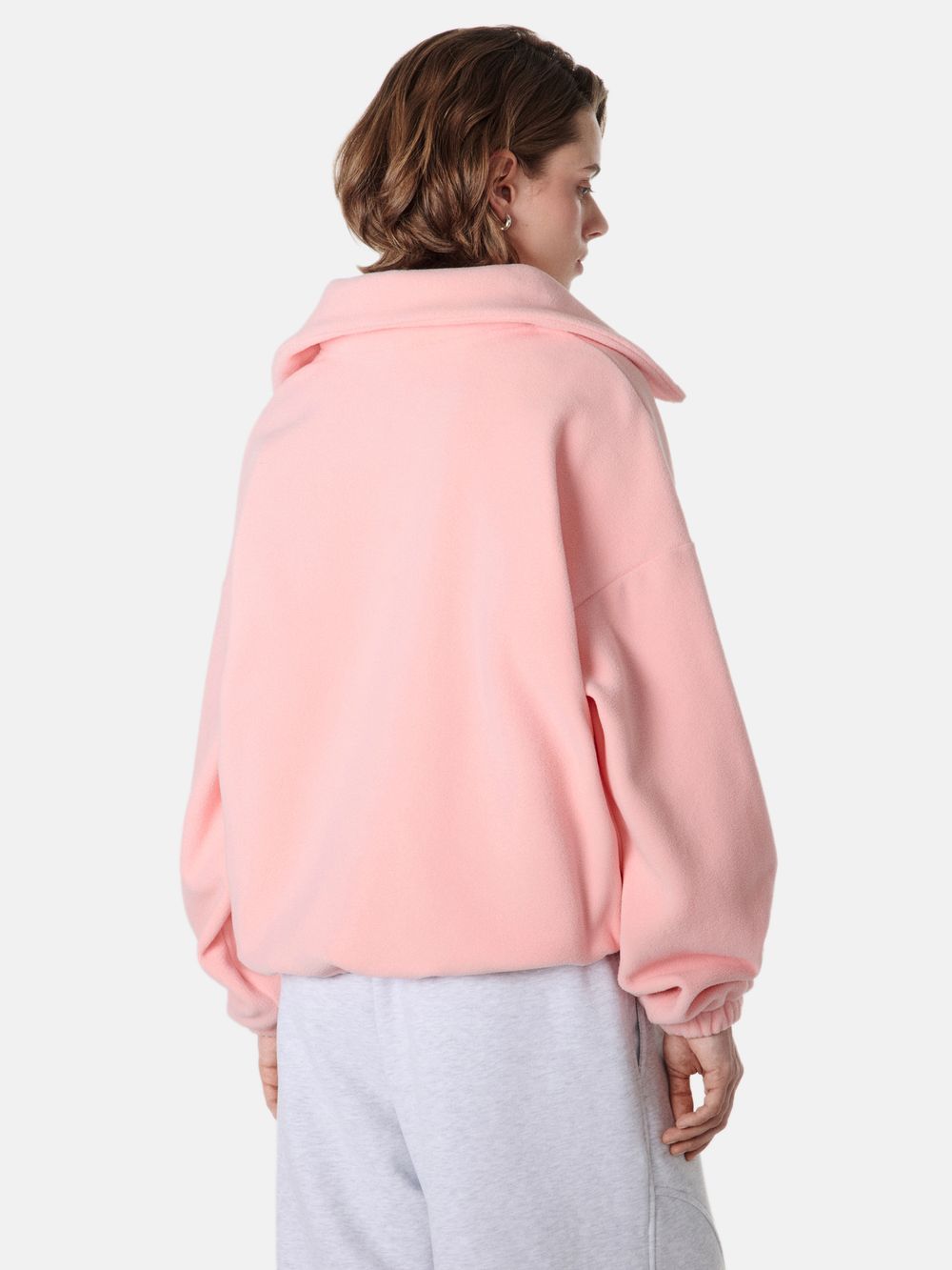 Олимпийка флисовая "Светло-розовая" женская