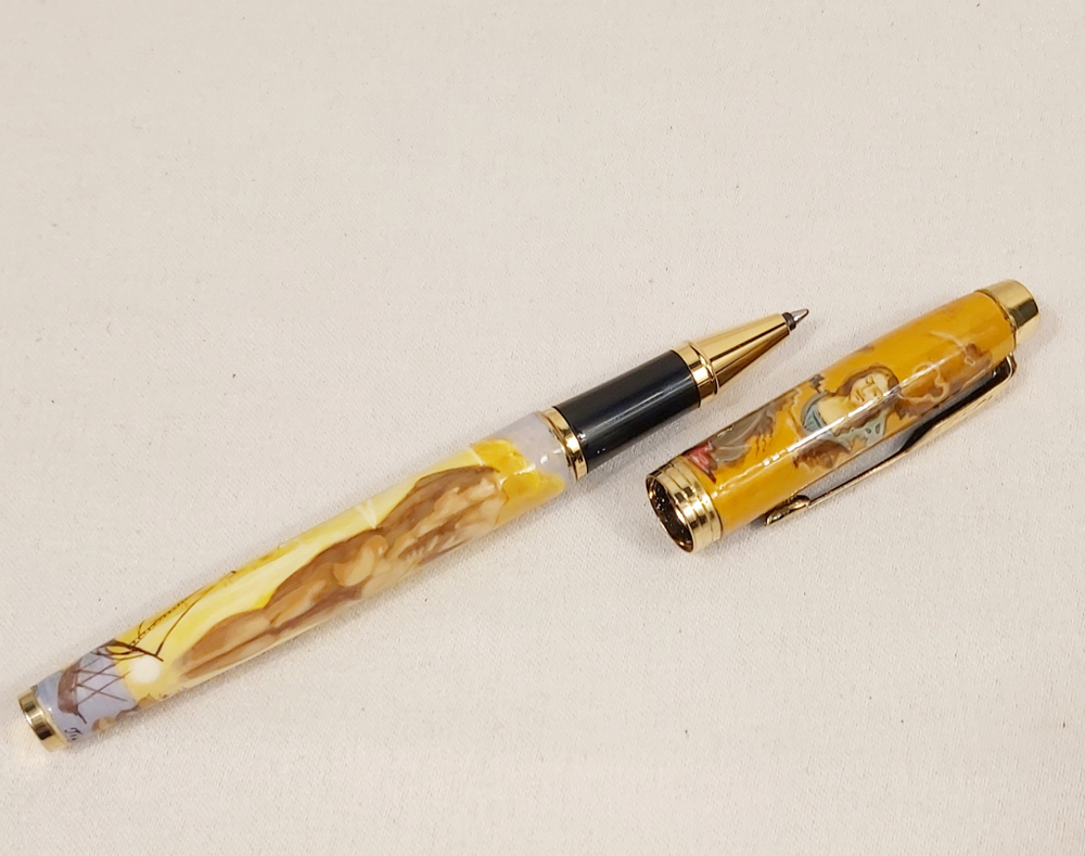 Коллекционная ручка Parker с ручной росписью Палех "по мотивам Дали"