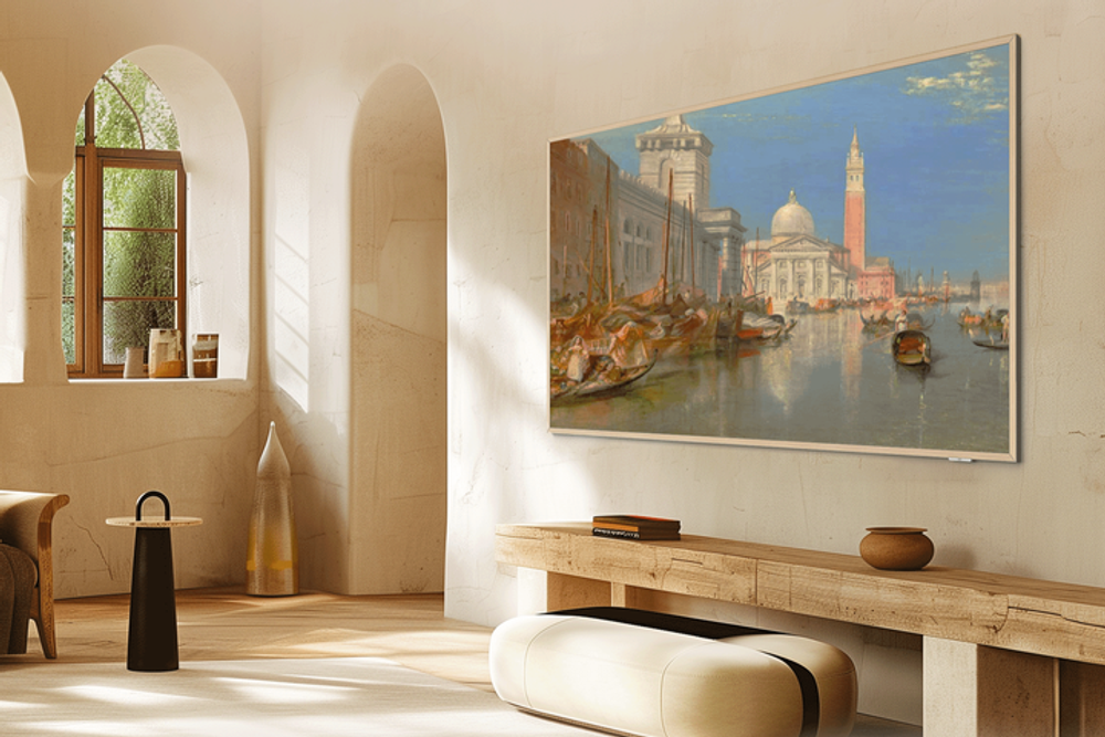 Телевизор TCL 75A400 Pro QLED, 4K UHD, Google TV, бежевый