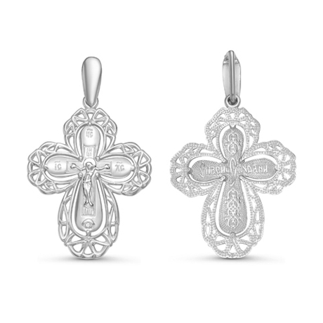 Крест из серебра 925 пробы