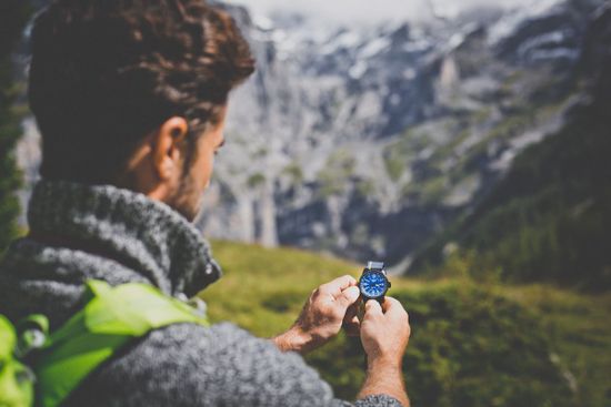 Швейцарские тактические часы Traser P68 Pathfinder Automatic Blue 107719 (нато)