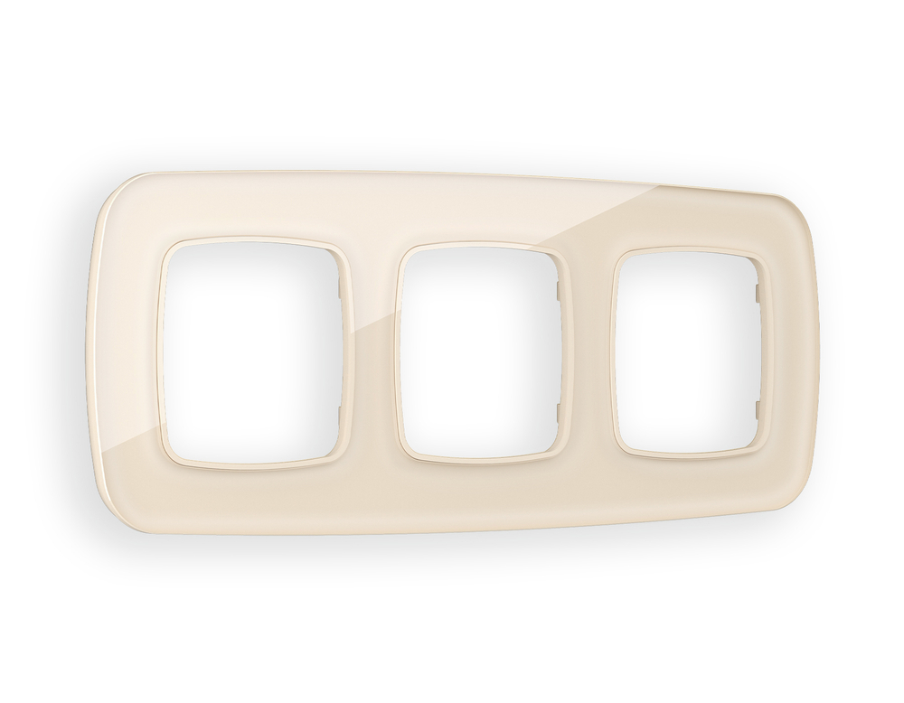 OF320303 Рамка OMEGA Radian (Бежевый Стекло органическое) 3-ая