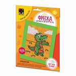 Фреска "Веселый зоопарк. Крокодильчик" (Фантазер)