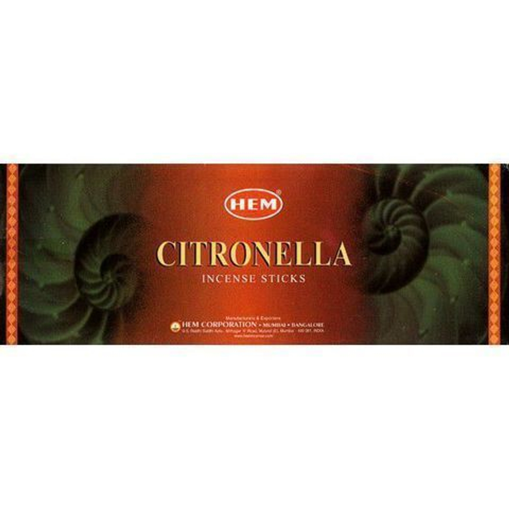 HEM Citronella четырехгранник Благовоние Цитронелла