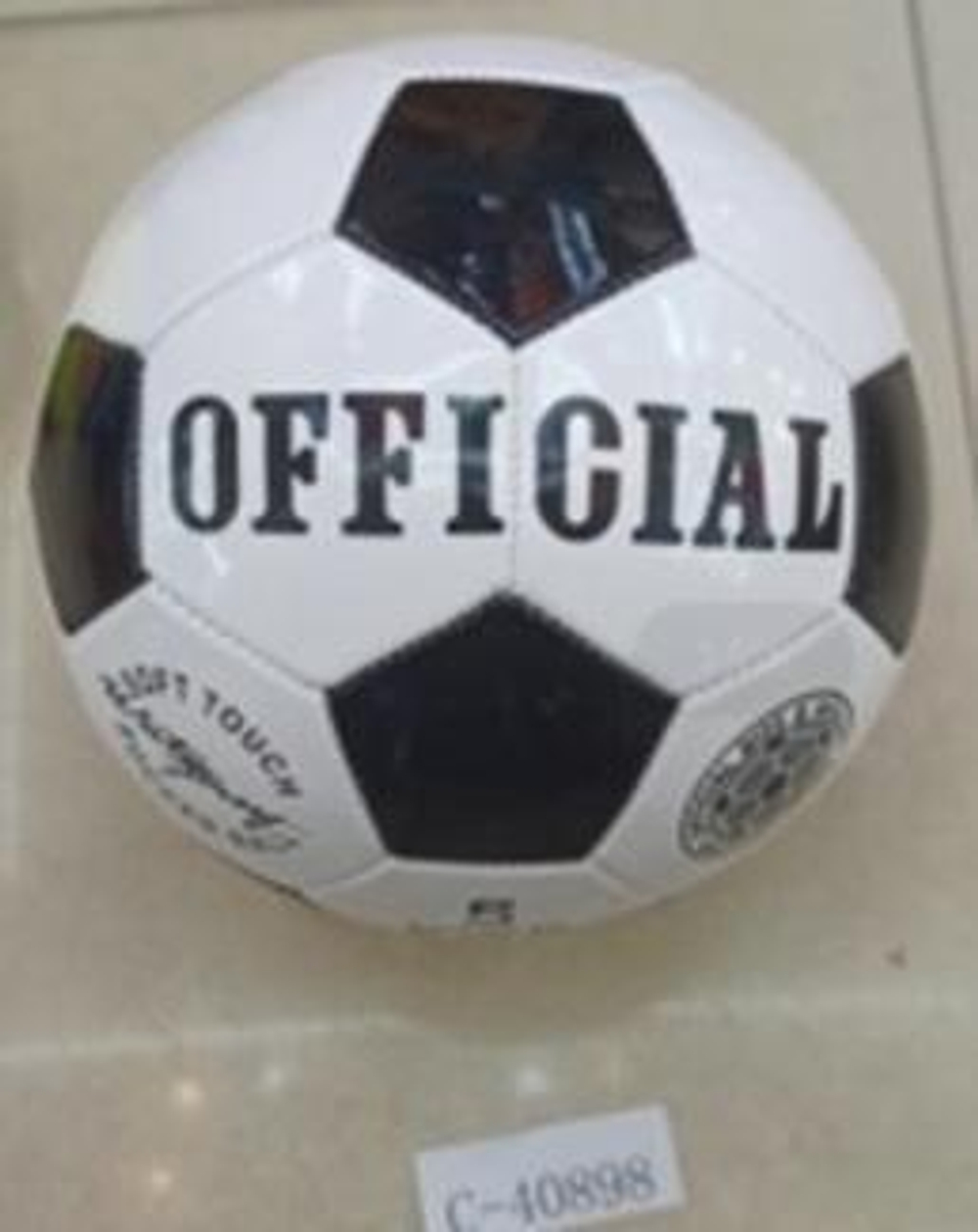 Мяч футбол 260 гр PVC 5 цветов микс, с-40898