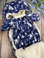 Комплект на выписку новорожденного "Зефирка" (2 предмета) (Цвет: Синий)