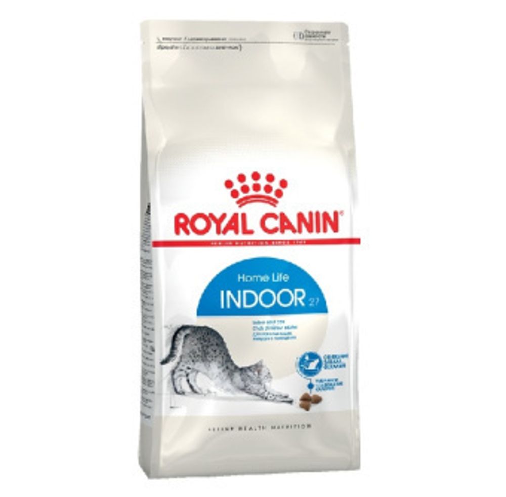 Royal Canin 400+160г Indoor 27 Сухой корм для взрослых кошек, живущих в помещении