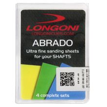Набор микробумаги для полировки кия Longoni Abrado 12шт.